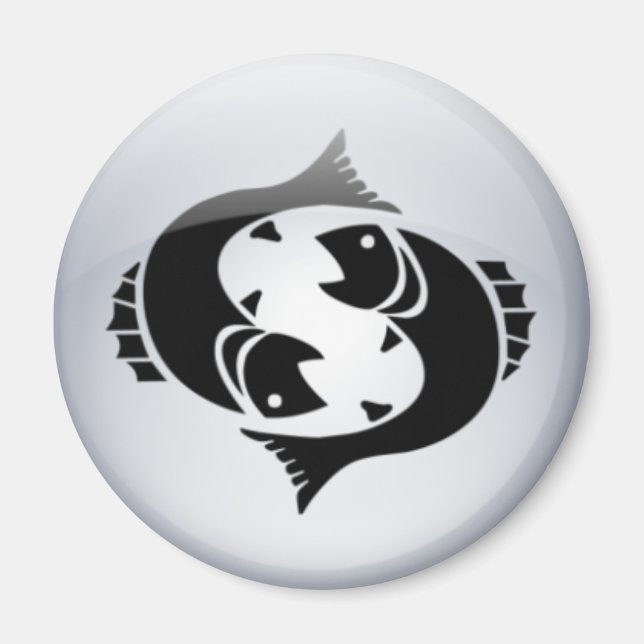 Imán Zodiac Pisces (Frente)