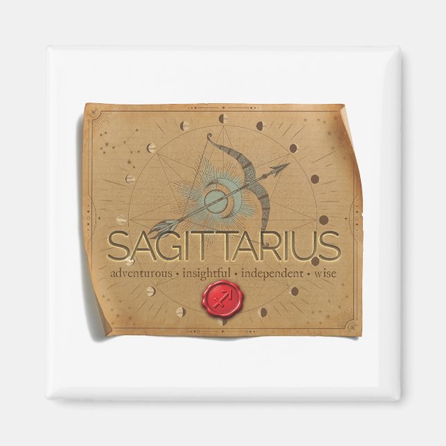 Imán ZODIAC - Sagittarius - Magnet (Frente)