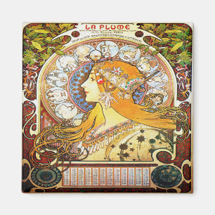 Imán Zodiaco 1896 de Alfons Mucha