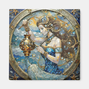 Imán Zodiaco - Acuario El Aguador