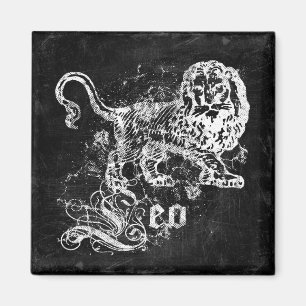 Imán Zodiaco Leo Vintage