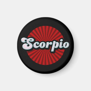 Imán Zodíaco Retro Escorpio