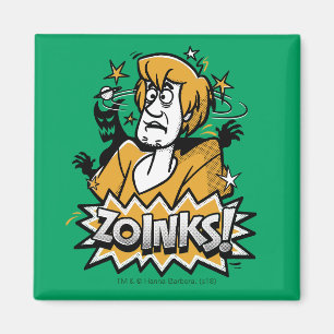 Imán "Zoinks lanudo!" Gráfico de semitono