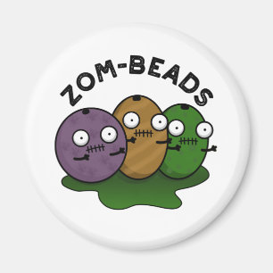 Imán Zom-abalorios Funny Halloween Zombie Beads Pun