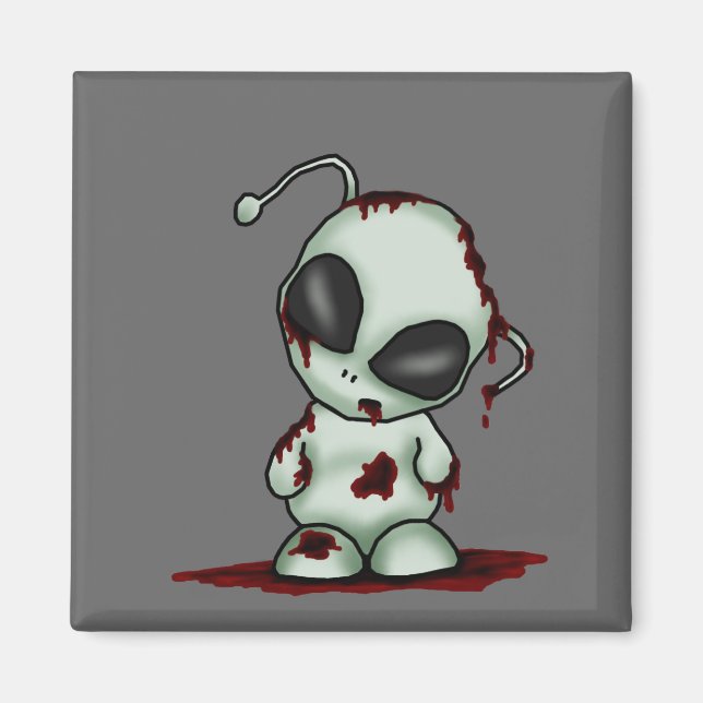 Imán Zombie Alien Magnet (Frente)