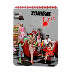 Imán Zombie Diner