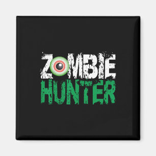 Imán Zombie Hunter Halloween Shirte Cute Con Un Hun Ojo