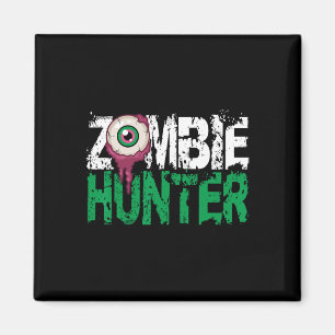 Imán Zombie Hunter Halloween Shirte Cute Con Un Hun Ojo