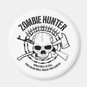 Imán Zombie Hunter Magnet