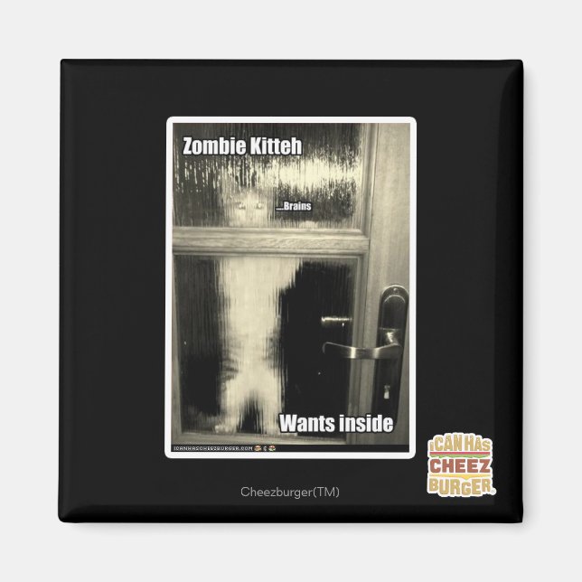 Imán Zombie Kitteh (Frente)