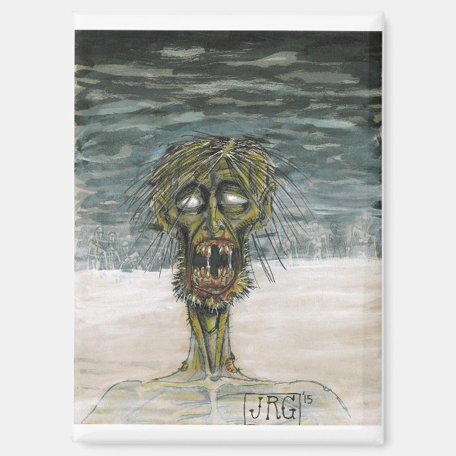 Imán Zombie Magnet (Anverso)