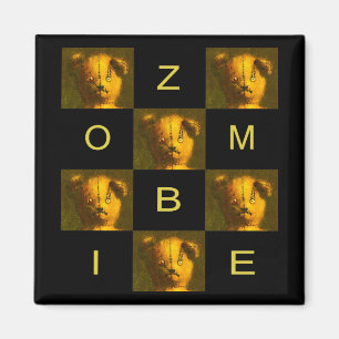 Imán Zombie Teddy Fridge Magnet