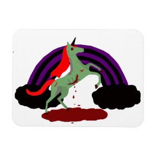 Imán Zombie Unicorn