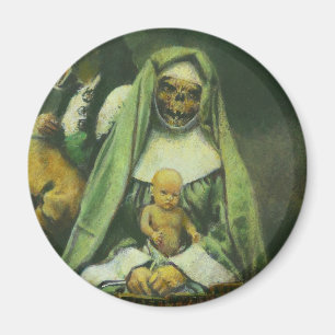 Imán Zombie Witch Magnet
