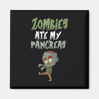 Imán Zombies Ate My Pancreas T1d Chica Con Diabetes Tip