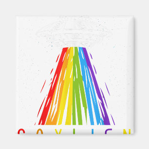 Imán Zona de Alien de Camisas Gaylien 51 Bandera del Or