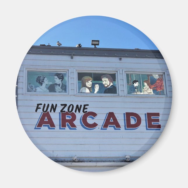 Imán Zona de diversión de Balboa, Newport Beach, Califo (Frente)