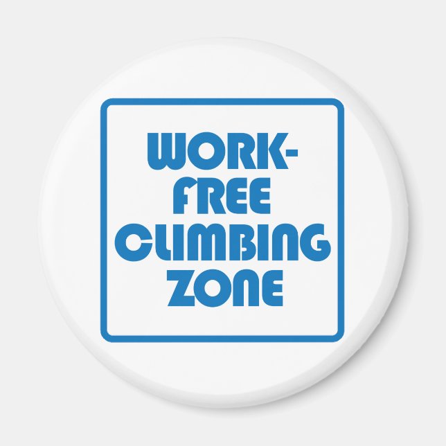 Imán Zona de escalada libre de trabajo (Frente)