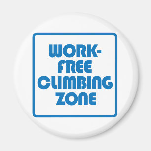 Imán Zona de escalada libre de trabajo