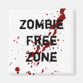 Imán Zona libre de Zombie