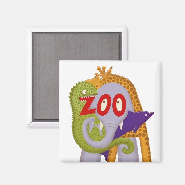 Imán ¡Zoo! (Anverso/Reverso)