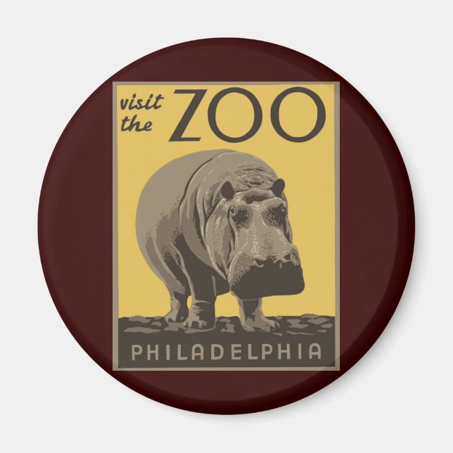 Imán Zoológico de Filadelfia (Frente)