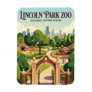 Imán Zoológico de Lincoln Park Illinois