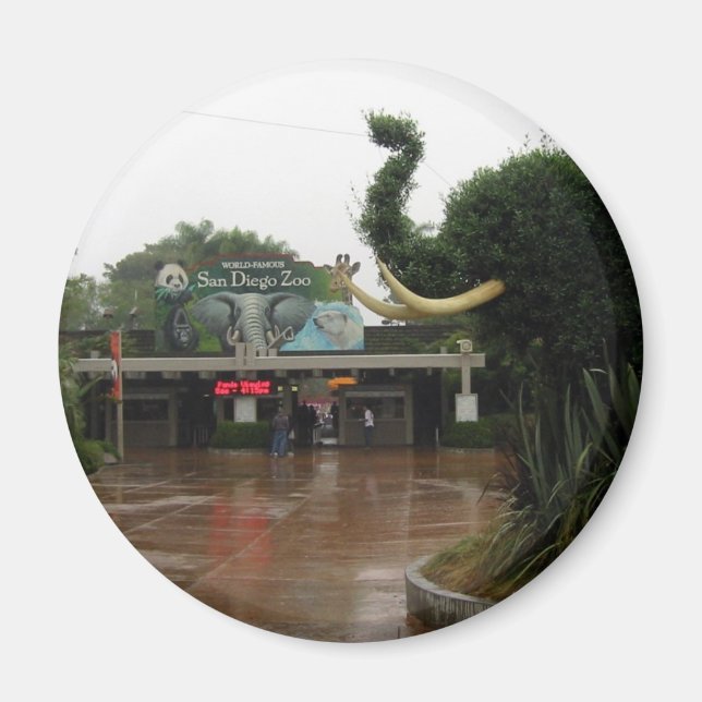 Imán Zoológico de San Diego (Frente)