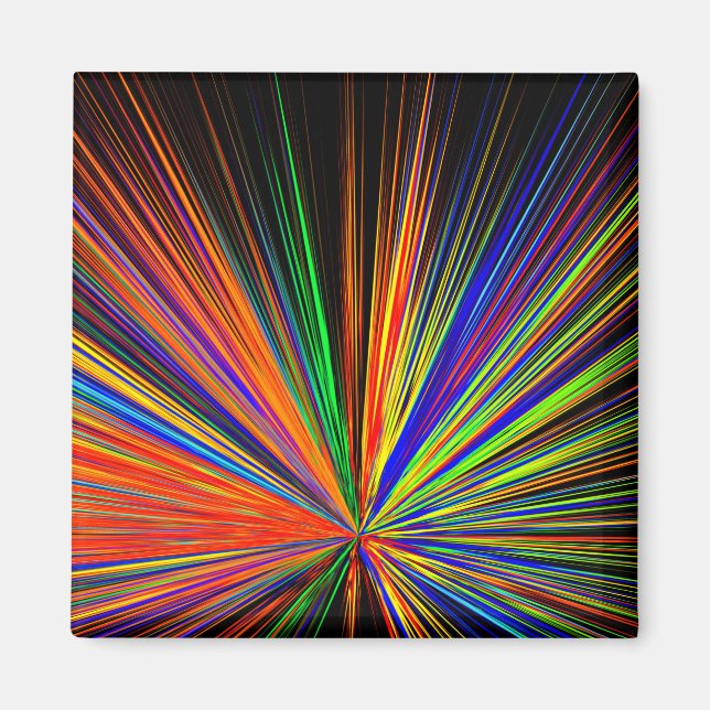 Imán Zoom Color Boom Arcoiris Multicolor (Frente)