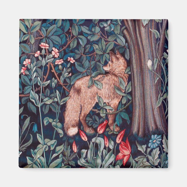 Imán Zorro en el Bosque, William Morris (Frente)