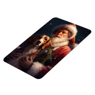 Imán Zorro Inglés Americano Santa Claus Navidad