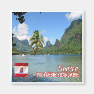 Imán zPF013 COOK BAY, MOOREA, French Polynesia, Fridge