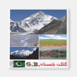 Imán zPK007 GILGIT-BALTISTAN, Pakistán, Asia,