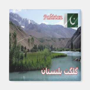 Imán zPK012 GILGIT-BALTISTÁN, Pakistán, Asia, Fridge
