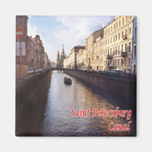 Imán zRU015 Canal de SAINT PETERSBURG, Rusia, Fridge