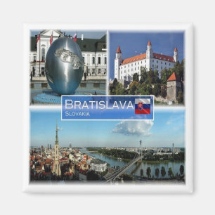 Imán zSK004 BRATISLAVA, Eslovaquia, Europa, Fridge