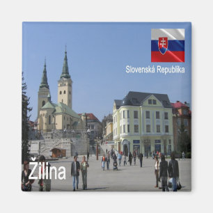 Imán zSK008 ŽILINA, Eslovaquia, Europa, Fridge