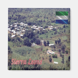 Imán zSL003 SIERRA LEONA, Bafodia, África Occidental, F
