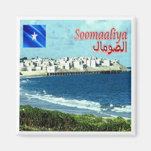 Imán zSO003 SOMALIA, Baraawe, África, Fridge