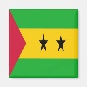 Imán ZST001 SAO TOMÈ y PRINCIPE, Bandera, África,