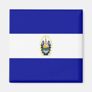 Imán zSV001 EL SALVADOR, Bandera, América, Fridge
