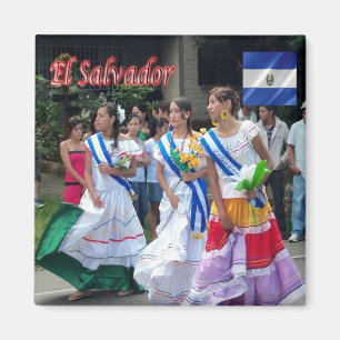 Imán zSV007 EL SALVADOR, Fiestas Patrias, América, Frid