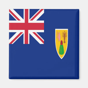 Imán zTC001 Islas TURKS y CAICOS, Bandera. Frigorífico