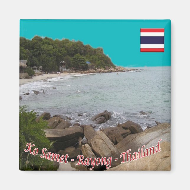 Imán ZTH021 KO SAMET cerca de Rayon, Tailandia, Asia, F (Frente)
