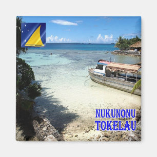 Imán zTK005 NUKUNONU, Isla de Tokelau, Oceanía, Fridge