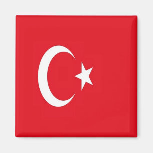 Imán zTR001 BANDERA TURCA TURQUÍA, nevera