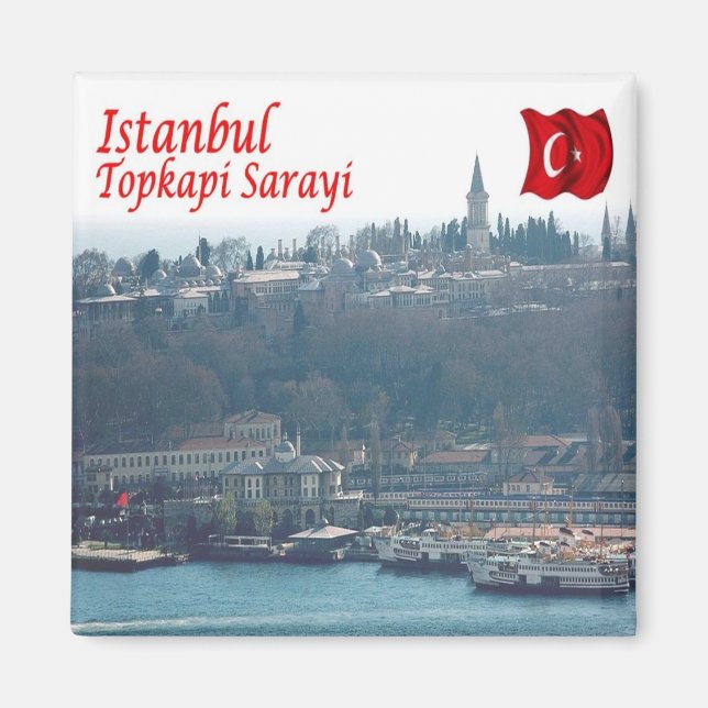 Imán zTR009 ESTAMBUL TOPKAPI, Turquía, Europa, Fridge (Frente)