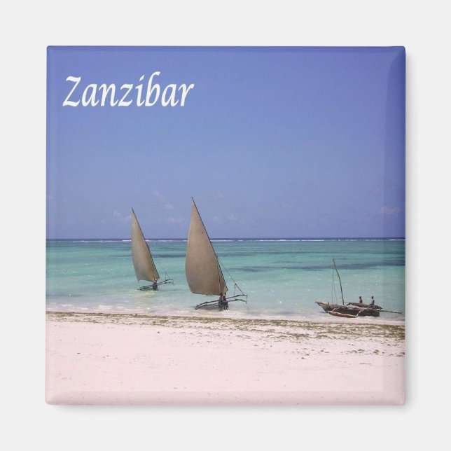 Imán zTZ015 ZANZIBAR, Tanzania, África, Fridge (Frente)