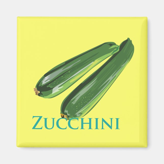 Imán Zucchini Squash (Frente)