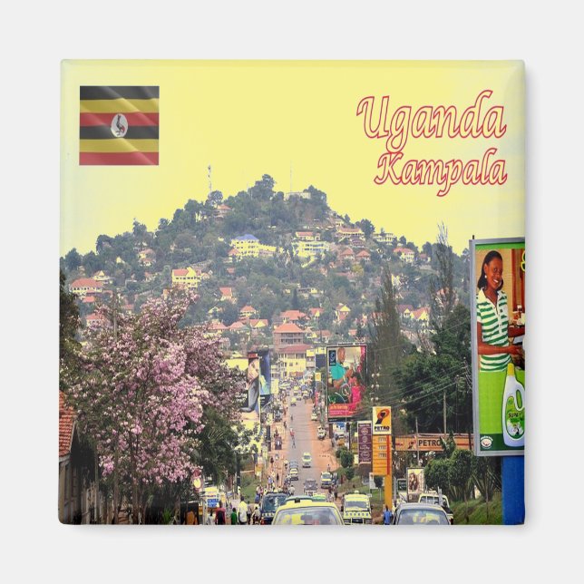 Imán zUG008 KAMPALA, Suburban, Uganda, Africa, Fridge (Frente)